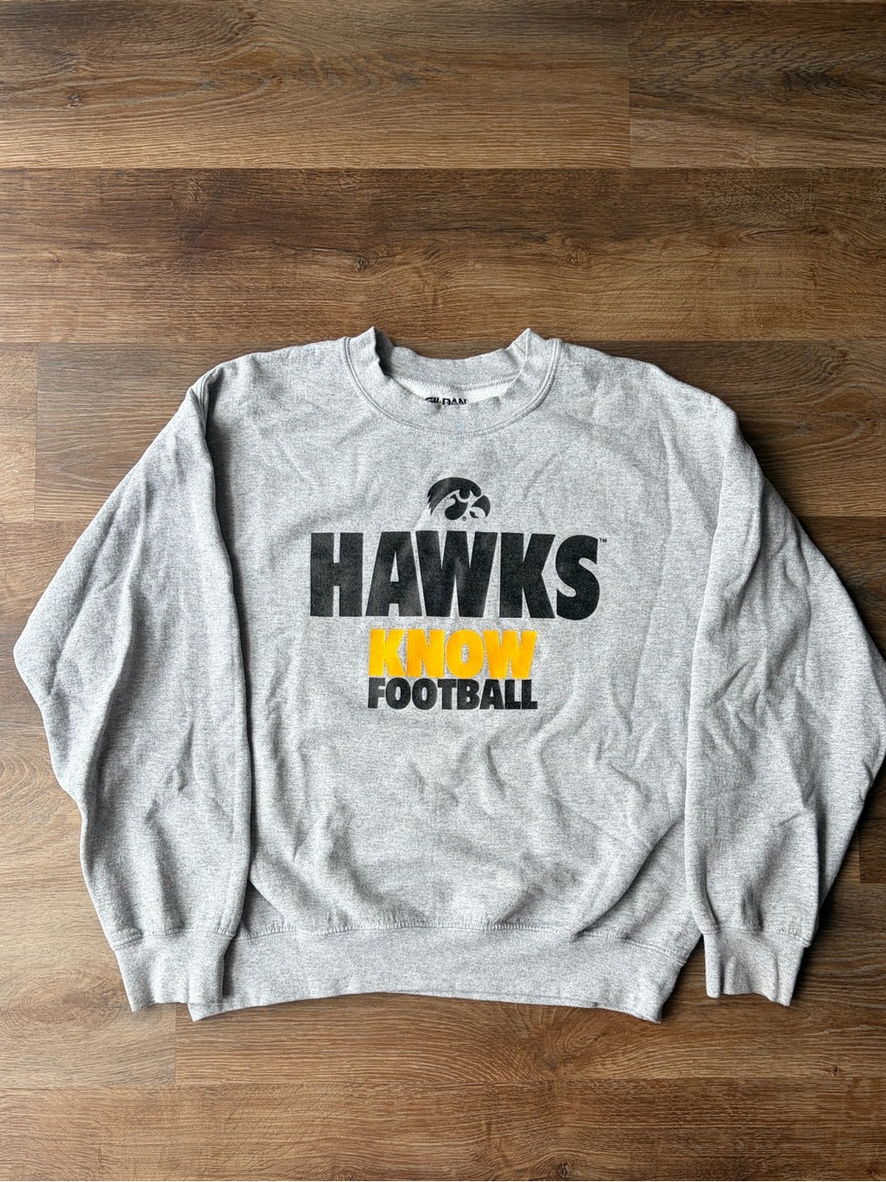 Iowa Hawks Football Crewneck Sweatshirt